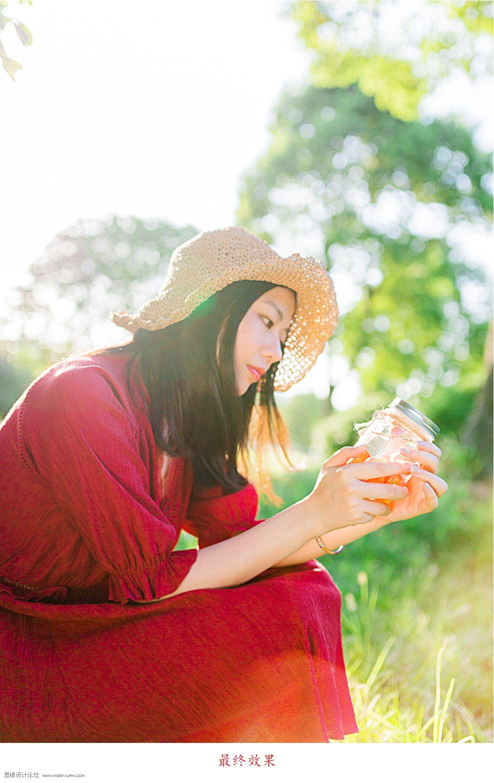 清新人像:用PS調出逆光人像小清新效果