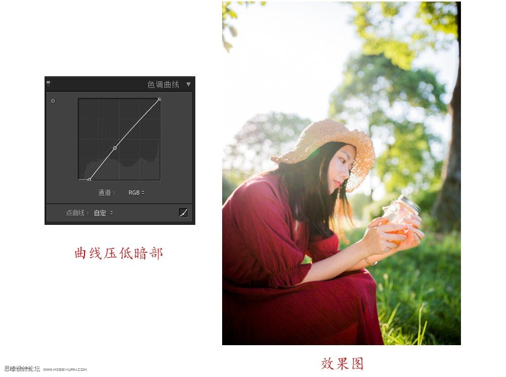 清新人像:用PS調出逆光人像小清新效果