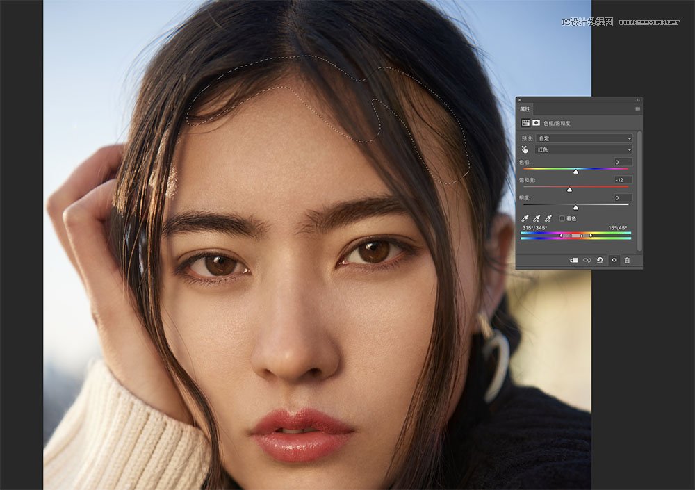 后期精修:用PS給人物皮膚均勻的磨皮