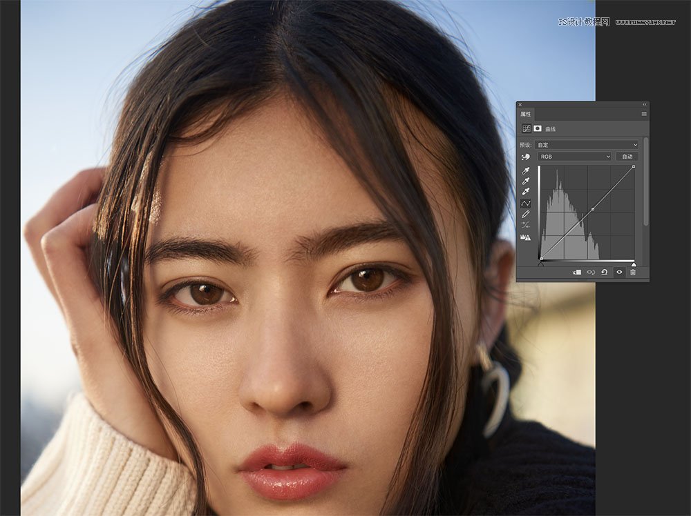 后期精修:用PS給人物皮膚均勻的磨皮