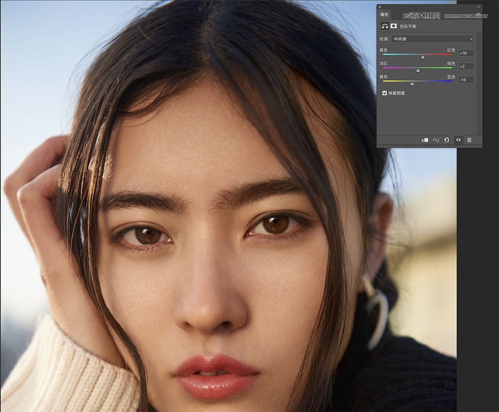 后期精修:用PS給人物皮膚均勻的磨皮
