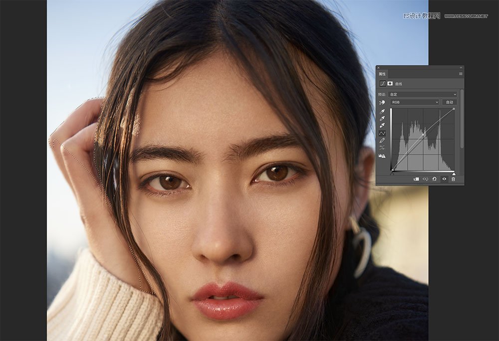 后期精修:用PS給人物皮膚均勻的磨皮