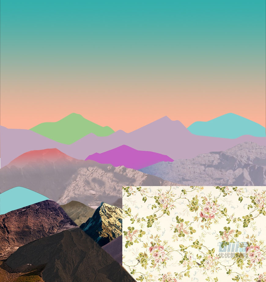 立體海報:用PS制作創(chuàng)意的山川海報