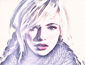 ����Ч������PS���������ɫ�U�P��Ч��