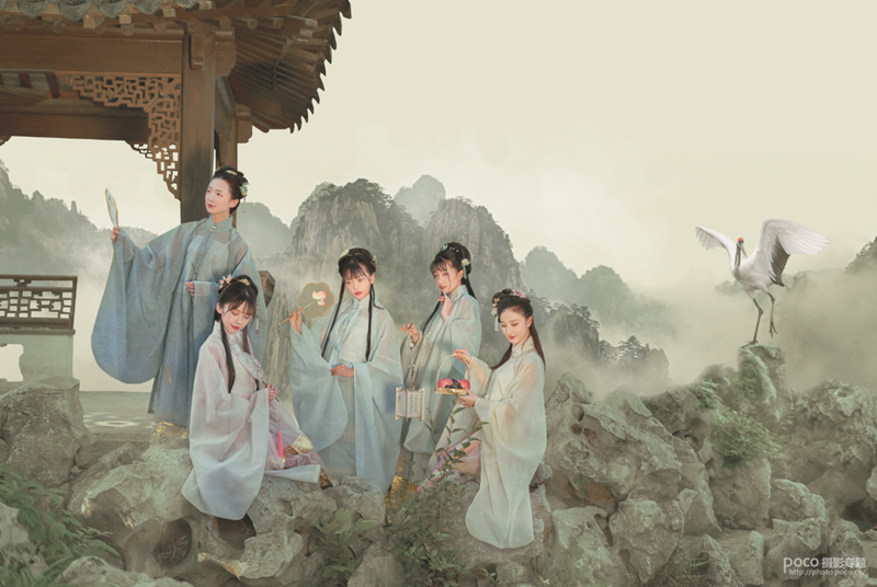 古風效果:用PS制作古色古香的古風人像