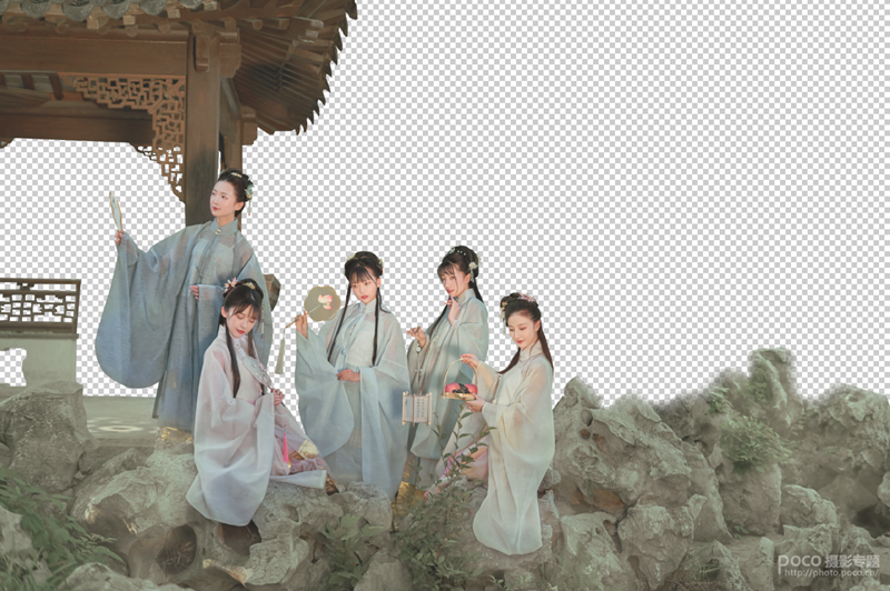 古風效果:用PS制作古色古香的古風人像