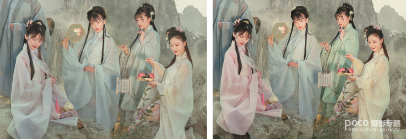 古風效果:用PS制作古色古香的古風人像