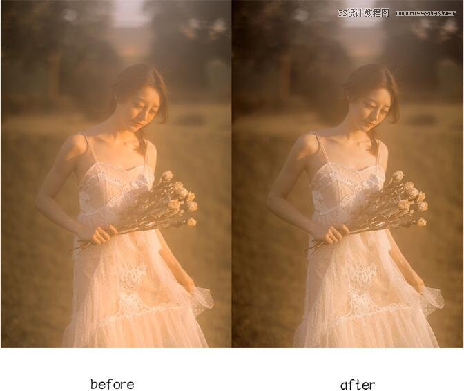 復(fù)古效果:用PS調(diào)出復(fù)古風(fēng)格的仙女人像