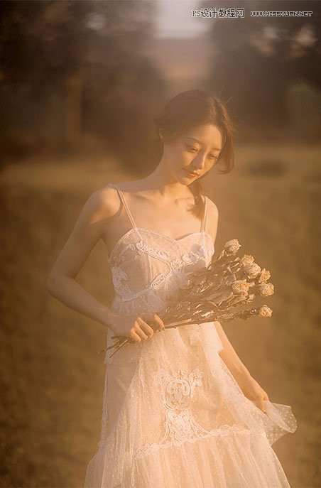 復(fù)古效果:用PS調(diào)出復(fù)古風(fēng)格的仙女人像