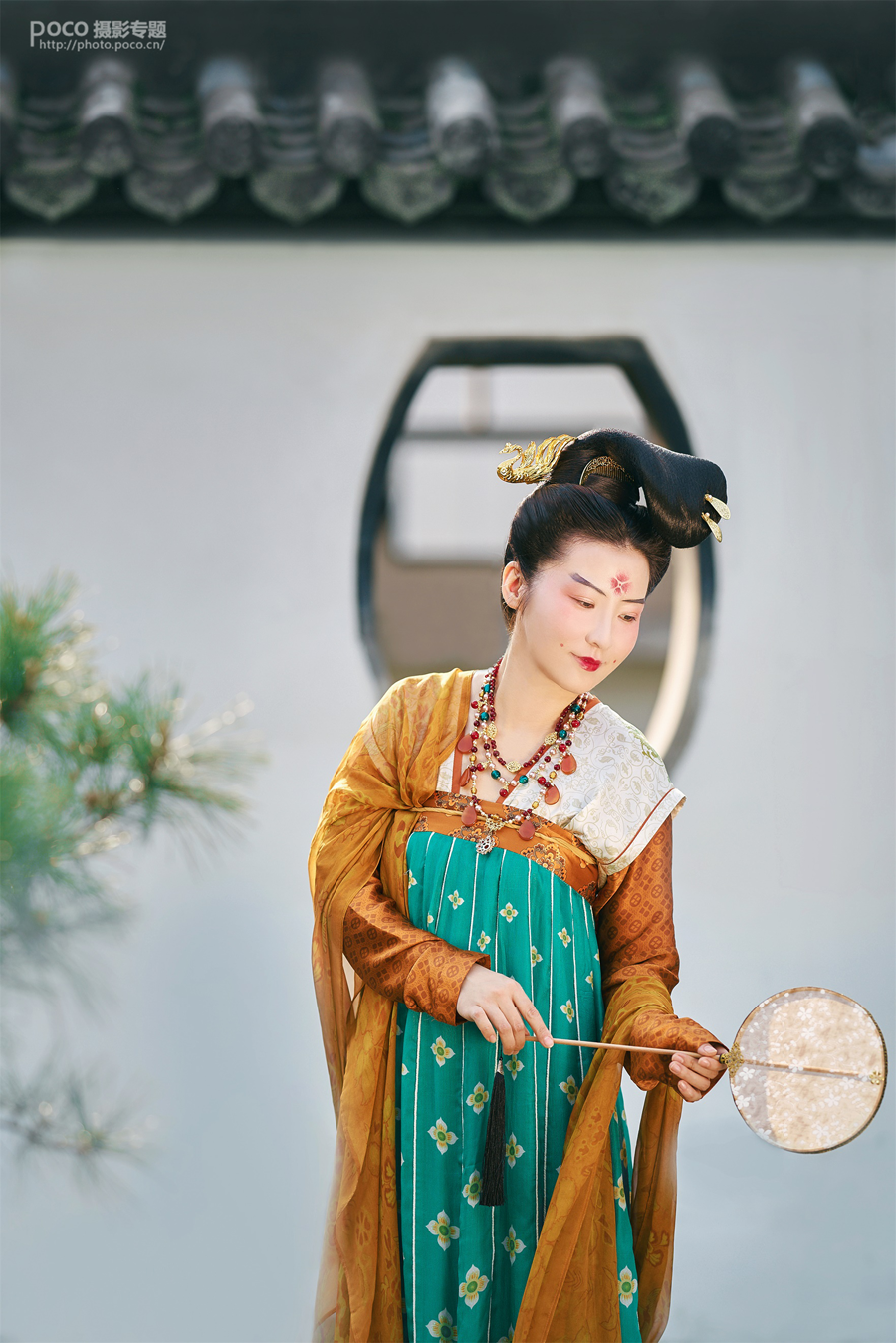 古風人像:用PS調出通透的唐風仕女人像