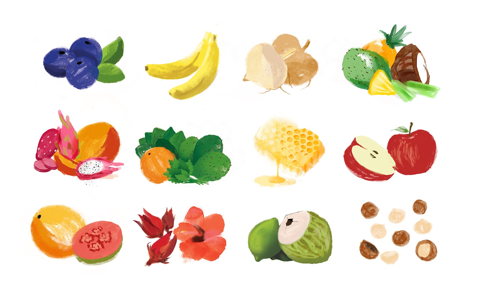 GUD果汁和干果包裝設計欣賞