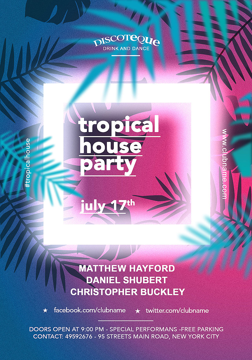 夏季海報:用PS合成夏季派對宣傳海報