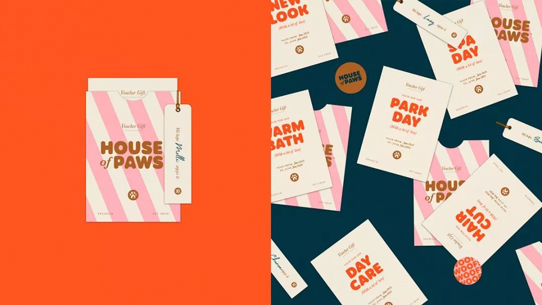 House of Paws寵物中心品牌視覺設(shè)計