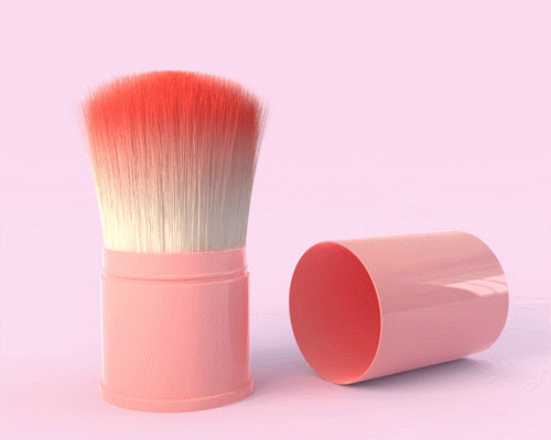 C4D毛發系統做逼真的化妝刷