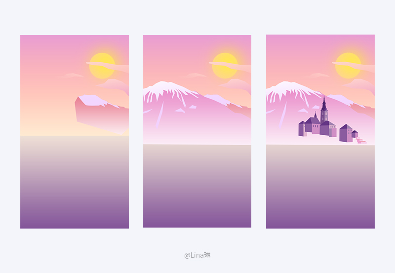 插畫效果:用PS把風景照片轉插畫效果