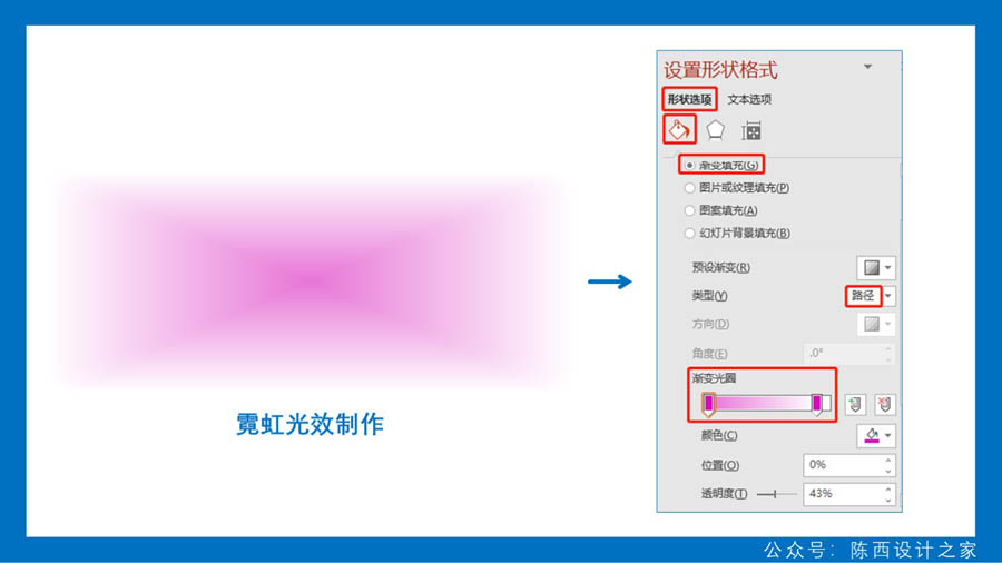 燈管霓虹效果的字體在PPT中的應用