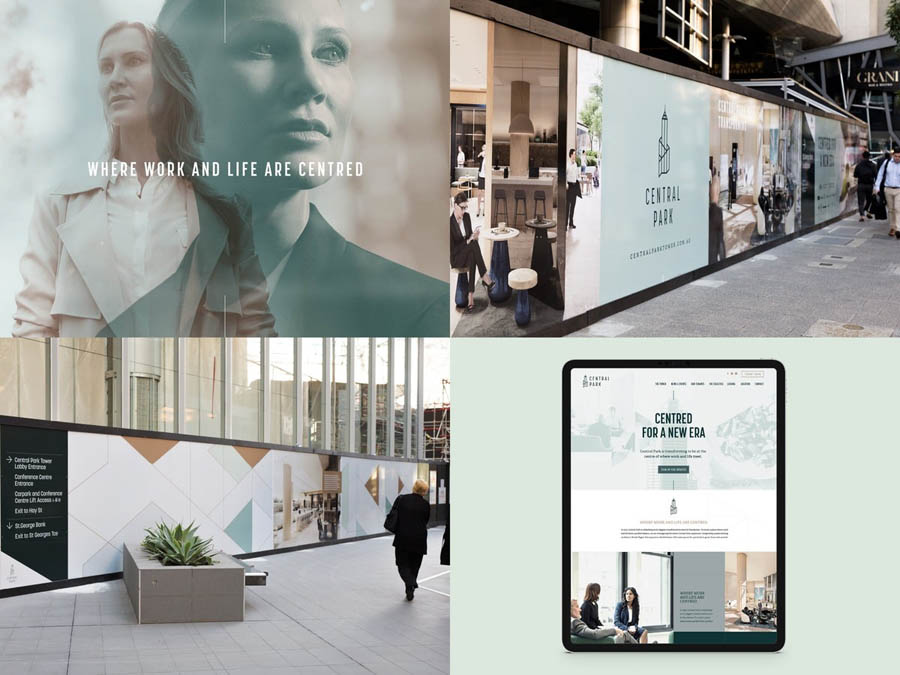 珀斯中央公園大廈品牌形象設計欣賞