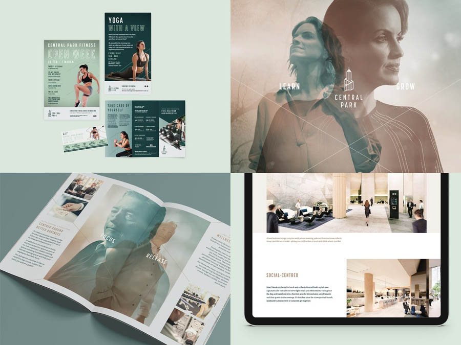 珀斯中央公園大廈品牌形象設計欣賞