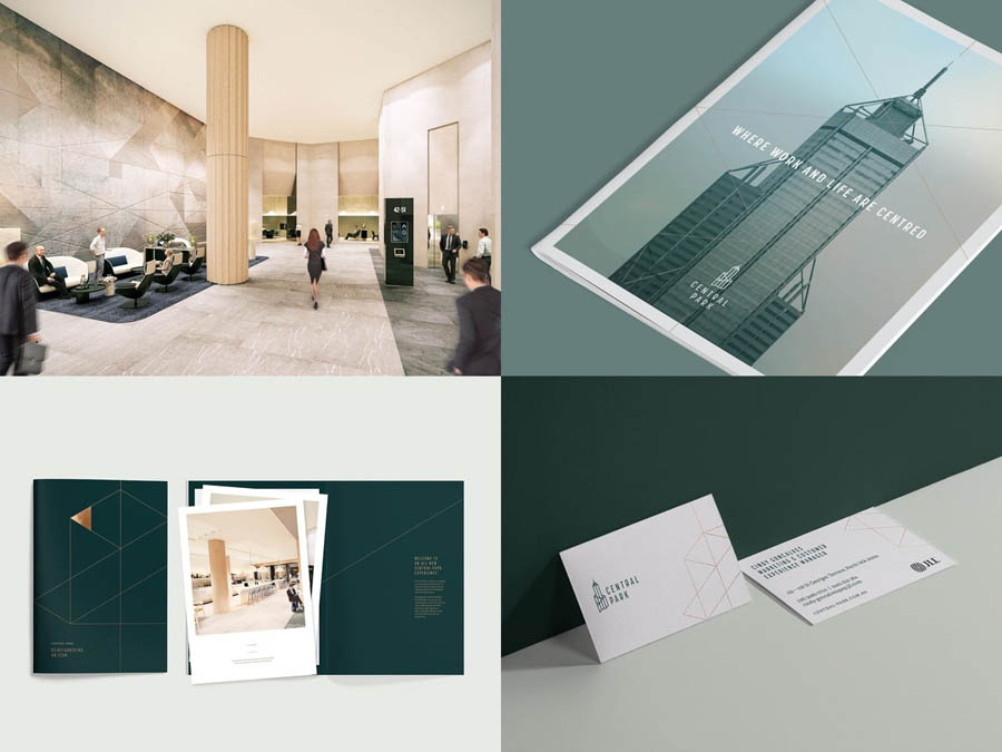 珀斯中央公園大廈品牌形象設計欣賞