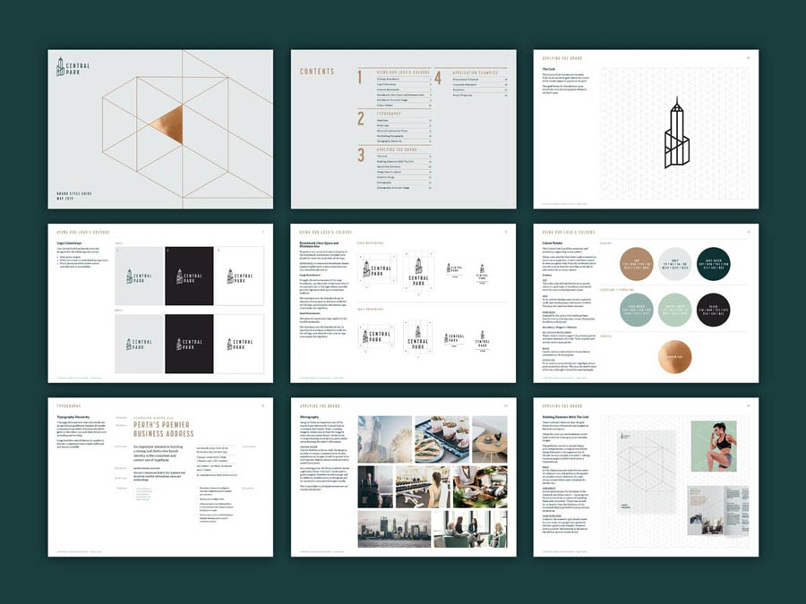 珀斯中央公園大廈品牌形象設計欣賞