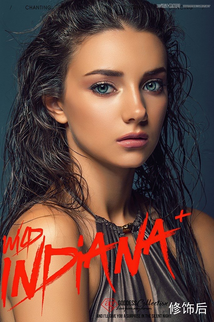 Photoshop保留質感修出古銅色人像皮膚