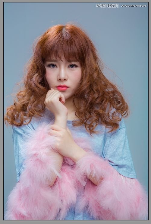 Photoshop調出人物寫真甜美通透藝術效果