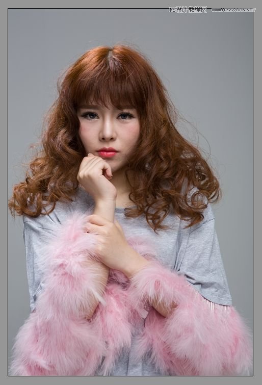 Photoshop調出人物寫真甜美通透藝術效果