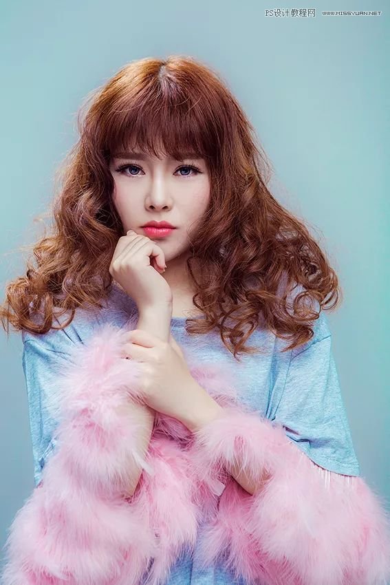 Photoshop調出人物寫真甜美通透藝術效果