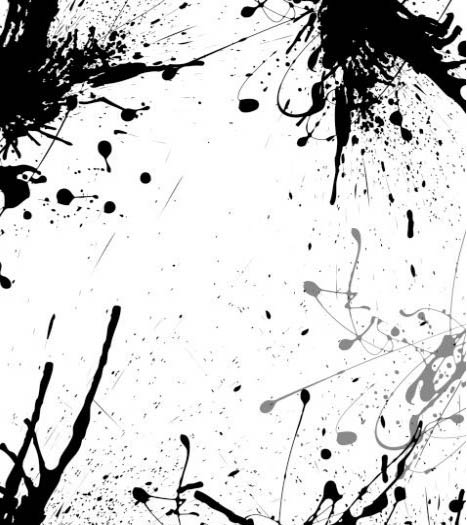 Photoshop制作中國風水墨噴濺人像海報