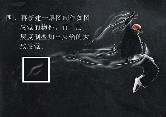 Photoshop���ٽo�������ӻ���ȼ��Ч��