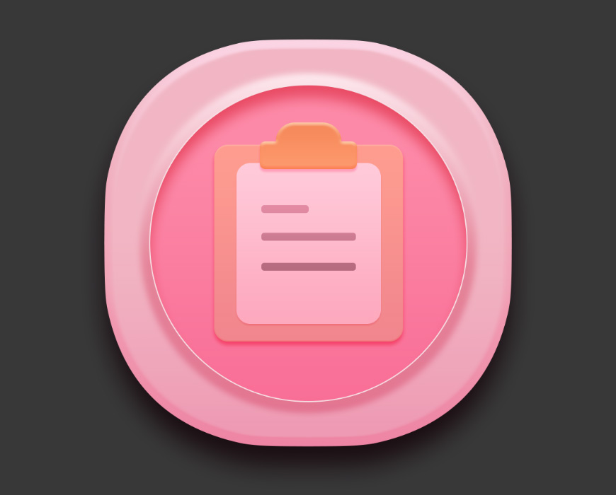 Photoshop繪制立體感十足的手機圖標