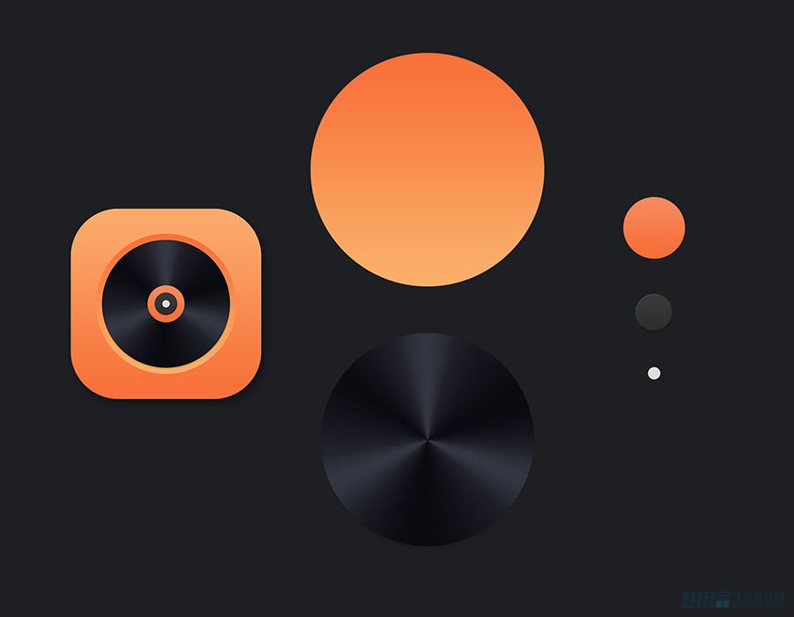 Photoshop繪制時(shí)尚大氣的手機(jī)APP圖標(biāo)