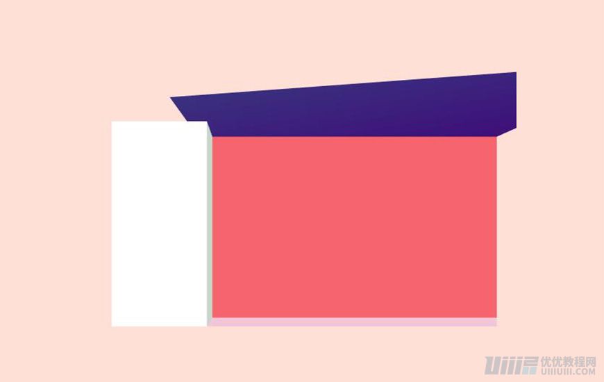 Illustrator繪制漸變風格的建筑場景插畫