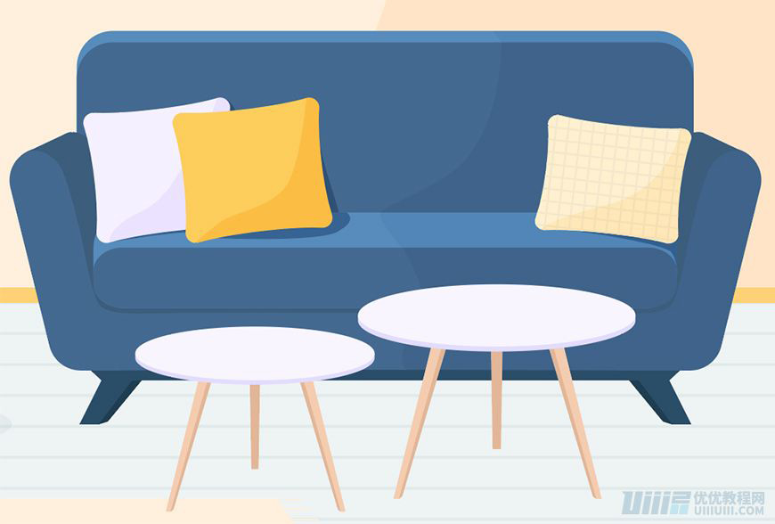 Illustrator繪制扁平化風格的辦公室插畫