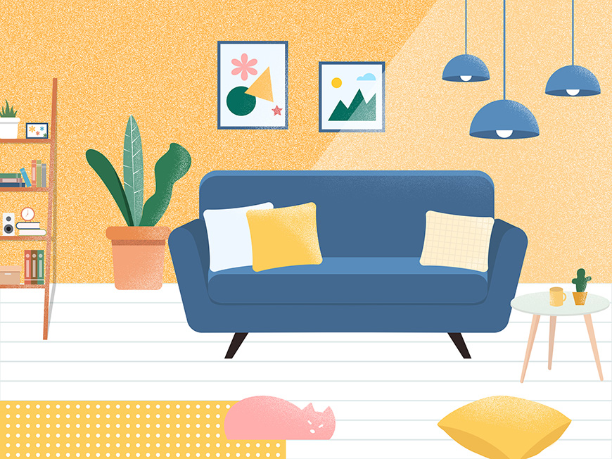 Illustrator繪制扁平化風格的辦公室插畫