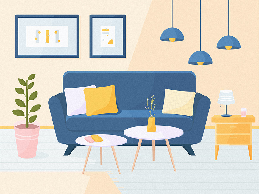 Illustrator繪制扁平化風格的辦公室插畫