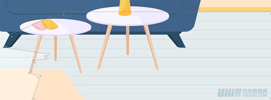 Illustrator繪制扁平化風格的辦公室插畫