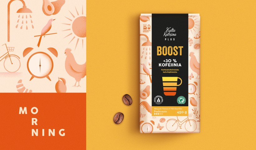 Kulta Katriina咖啡包裝設(shè)計(jì)欣賞