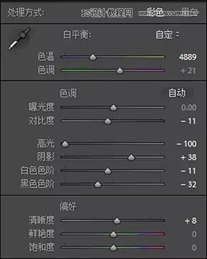 Photoshop結合LR調出人像復古藝術效果