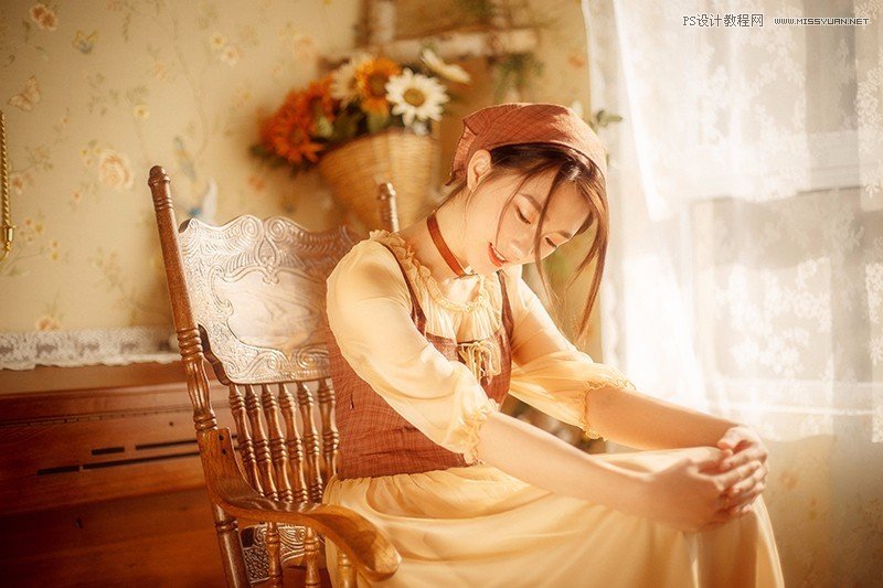 Photoshop結(jié)合LR調(diào)出人像復(fù)古藝術(shù)效果