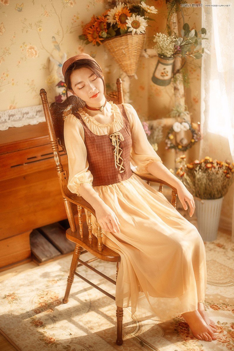 Photoshop結(jié)合LR調(diào)出人像復(fù)古藝術(shù)效果