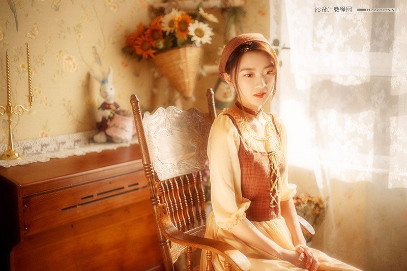 Photoshop結(jié)合LR調(diào)出人像復(fù)古藝術(shù)效果