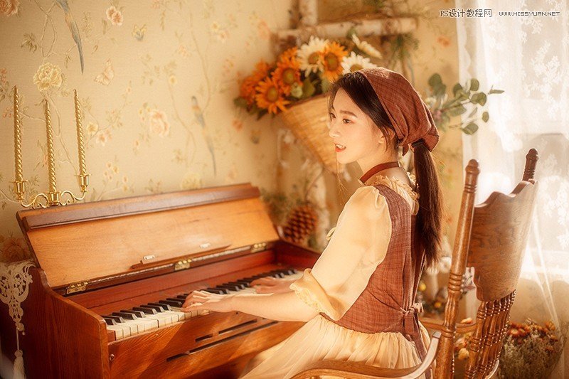 Photoshop結(jié)合LR調(diào)出人像復(fù)古藝術(shù)效果