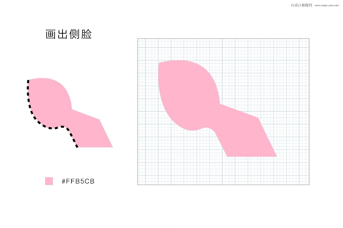 Photoshop結合AI繪制扁平化風格的少女插畫