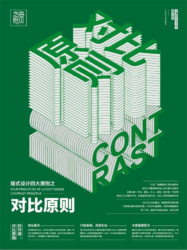 詳細解析板式設計中的對比原則