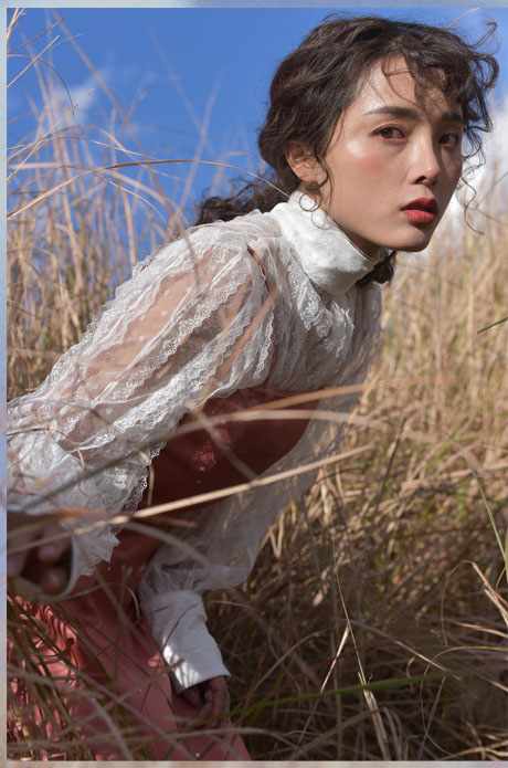 LR調出外景人像復古藝術效果