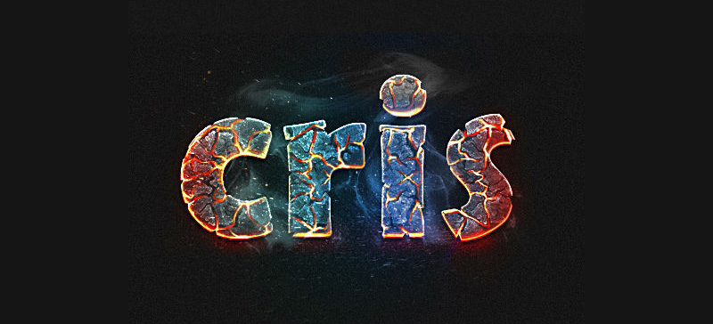 Photoshop制作逼真的熔巖藝術字