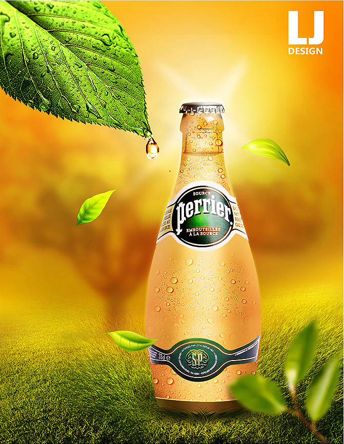 Photoshop設(shè)計(jì)時(shí)尚的夏季啤酒廣告