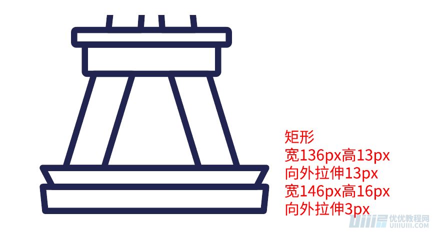 Illustrator制作卡通風格的法國建筑圖