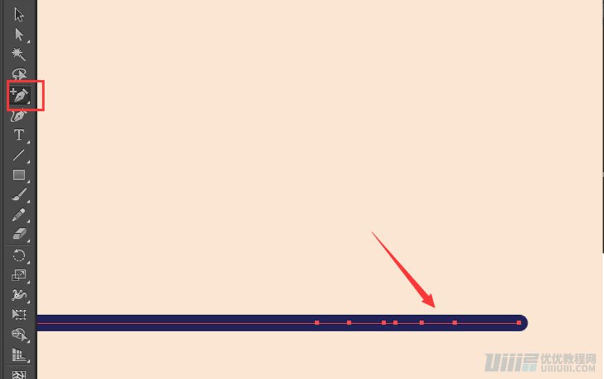 Illustrator制作扁平化風格的電視機